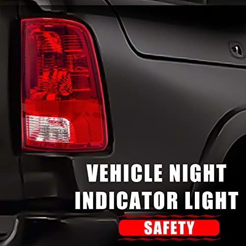 Ransoto Right Side Tail Light Compatible With 2009-2018 Dodge Ram 1500 2500 3500 Passenger Rear Taillight Brake Lamp With Bulb Replaces Ch2819124 #TOP2