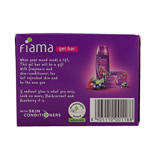 Image of Fiama Di Wills Gel Bar, Blackcurrant & Bearberry, 115g