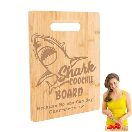 Tabla De Charcutería De Tiburón, Tabla De Coochie De Tiburón, Tablas Para Charcutería De Madera De Doble Cara, De Quesos, Tabla De Cocina Divertida, Tablas De Pan, Tabla De Cortar Para Carne, Ma
