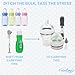 2 Pack Collapsible Baby Bottle Set with Soap Dispensing Brush Kit, 6oz, Push Press Design for Efficient Easy Cleaning for Bottle, Breast Pump, Nipple