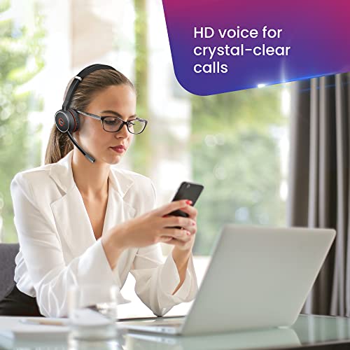 Jabra Evolve 75 Bluetooth Headset Bundle, Wall Charger, Usb Dongle 7599-832-109-B, Pc, Mac, Compatible For Dragon, Softphones, Mobile, Tablet, Microsoft Certified, Skype, Cisco, Avaya #TOP2