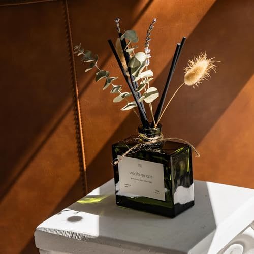 Craft & Kin Premium White Peony & Tuberose Reed Diffuser with Dried Flowers – 5 oz Essential Oil Diffuser for Home & Bathroom – Long-Lasting Fragrance Diffuser Sticks – Room Decor Air Freshener by Craft & Kin - Image 3