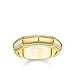 Produktbild Thomas Sabo Unisex-Ring Eckig gold 925 Sterlingsilber gelbgold vergoldet TR2276-413-39-54