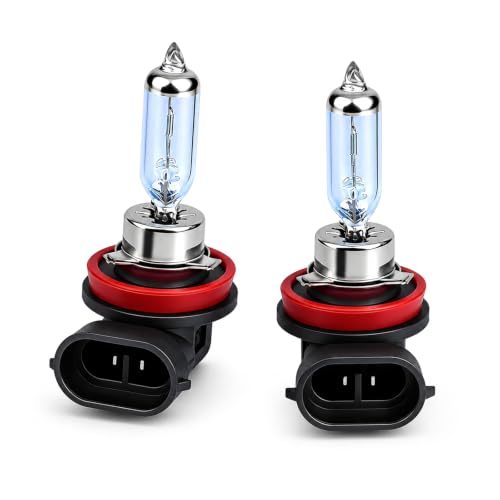 Rdxcv 2 PCS H8 Halogen Bulbs, 12V 35W Vehicle High/Low Beam Lighting Lamp Xenon Light Bulbs, Universal Halogen Headlight Bulb Replacement for Car Truck SUV, Car Accessories
