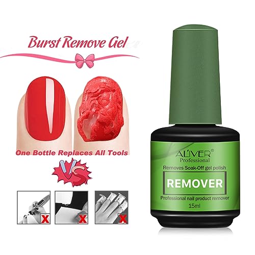 Foto von Magischer Nagellackentferner, professioneller Nagellackentferner Soak Off Magic Remover Entfernen Sie schnell und einfach Gel-Nagellack in 3-5 Minuten (3 Pack)