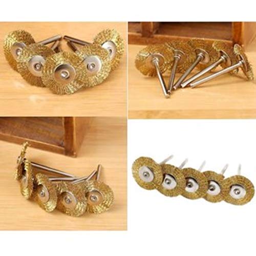 Image of DIY Crafts Rotary Tool, Design No # 1, Brass Wire Brush Polishing Wor (Rotary Tool, Design No # 1)