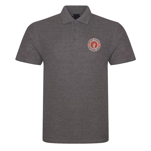 Apm Apparel Wigan Casino Northern Soul Keep The Faith Men's Polo Shirt Ska Mod Casual (UK, Alpha, L, Regular, Regular, Charcoal)
