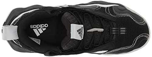 adidas Tênis de basquete masculino Exhibit B, Núcleo preto/branco/cinza claro, 8