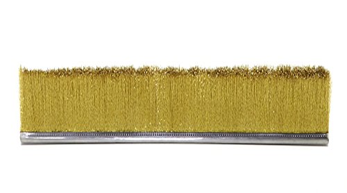 Tanis Brush MB706236 Metal Back Strip Brush with Heavy Duty 5/16