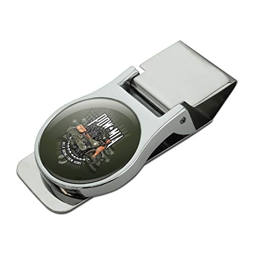 GRAPHICS & MORE POW MIA Army Motorcycle Bike Bring Them Home Satin Chrome Plated Metal Money Clip