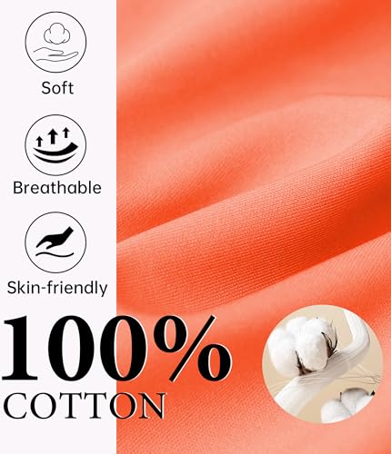 Image of CF Womens 100% Cotton Pajamas Set Button Down Pjs Sets Short Sleeve Top & Long Pants Sleepwear Comfy Loungewear with Pockets