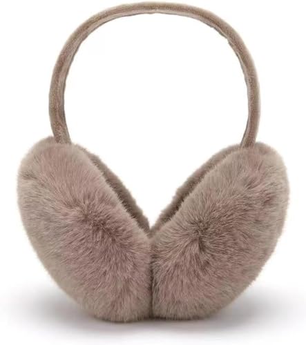 Chyuan Fashion Winter Unisex Ear Muffs Ear Warmers Foldable for Adults Children(dunkelbrauner Ohrenwärmer)