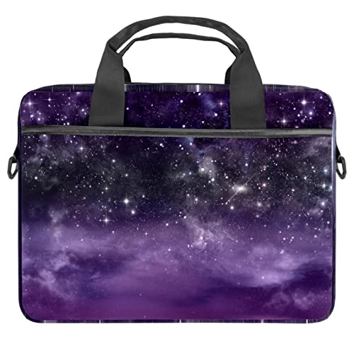 Sacoche ordinateur 13-14.5 pouces galaxie violette pour illuminer vos journées de télétravail