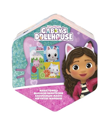Joytoy Gabby's Dollhouse Magic Towel 30 x 30 cm, Multicoloured, Normal - Image 2