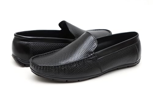 Image of ARAMISH Men's Leather Slip on Formal Shoes Moccasin Loafers for Men