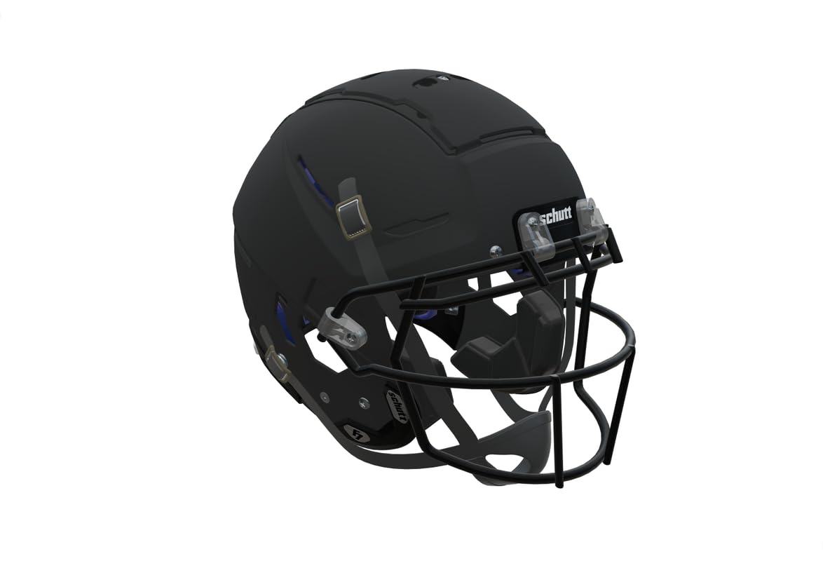 Schutt Youth F7 LX1 Football Helmet with Facemask, Gloss & Matte Colors
