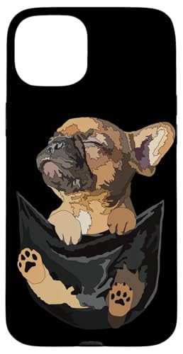Frenchie In Pocket �t�����`�u���h�b�O �}�} �p�p ���D�� �X�}�z�P�[�X iPhone 15 Plus �p