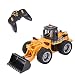 Top Race 6 Channel Full Functional Front Loader, RC Remote Control Construction Toy Tractor with Lights & Sounds 2.4Ghz (TR-113G)