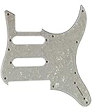 Custom Guitar Pickguard For Yamaha Pacifica 112V Style (4 Ply White Pearl)