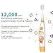 yuantongshun Kids& Baby Toothbrush Electric Sonic Battery Powered with Smart Timer and Colorful LED, Baby &Kids Electric Toothbrushes—Baby Sonic Toothbtush (Blue, Toothbrush)