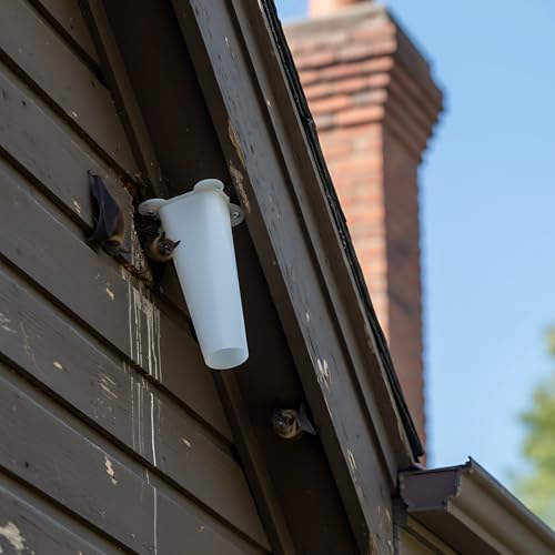 Extractor de murciélago unidireccional de 5.9 pulgadas para control de plagas en edificios 4 uds 3