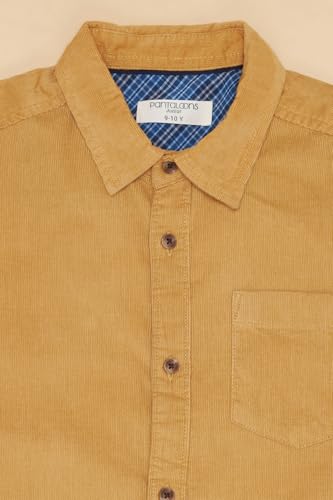 Image of Pantaloons Junior Boy's Solid Regular Fit Shirt