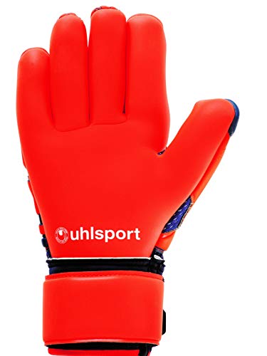 Uhlsport Luva De Goleiro Next Level Absolutgrip Finger Surround Tamanho 10, Vermelho/Azul Marinho