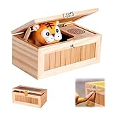 MZPPM Useless Box,Tiger Toys for Stress-Release, Don't Touch Useless Box Leave Me Alone Machine,Cute Tiger&Surprises Perfect for Home & Office Desk