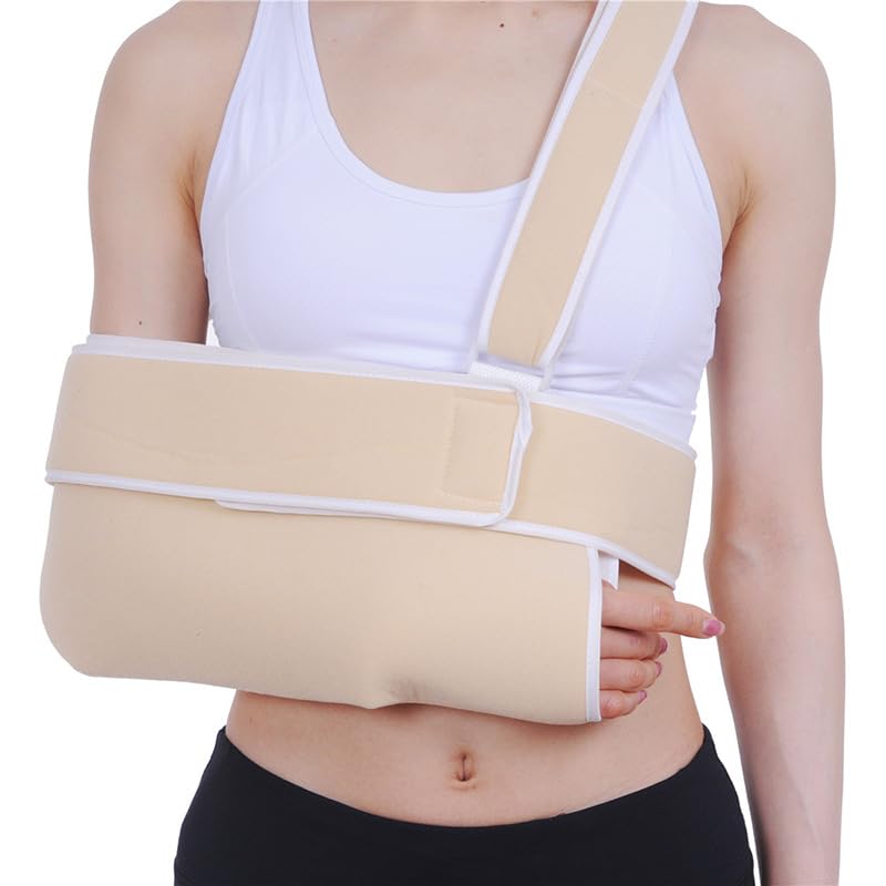 Arm Shoulder Sling Medical Shoulder Immobilizer for Shoulders Injury Torn Rotator Cuff Surgery Supports Breathable Arm Brace for Shower Right Left Arms Stabilizes Elbow Arms Wrist Injury Medical Sling