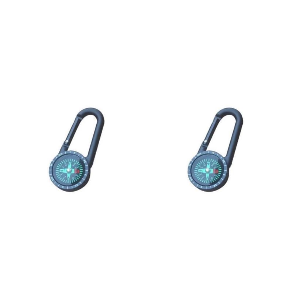 1/2/5PCS Brújula Gancho portátil Hebilla Suministros for Exteriores Brújula con Hebilla de Cintura