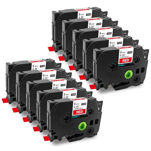 Sluxjet �݊� �s�[�^�b�` �e�[�v 9mm�� �Ԓn������ TZe-425 Tz-425 �e�v�� �u���U�[�H�� �s�[�^�b�`�L���[�u P-touch �ėp �e�[�v�J�[�g���b�W ����8m P�^�b�` �@��Ή� PT-P710BT PT-2500PC 10�Z