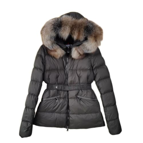 Doudoune courte à manches longues pour femme veste d'hiver chaude taille épaisse