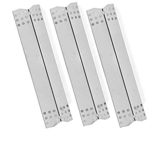 3 Pack Replacement Stainless Steel Heat Plate for Grill Master 720-0737, 720-0697, Nexgrill 720-0697, 720-0737, 720-0825, Uberhaus 780-0003, Tera Gear 780-0390 & Duro 780-0390 Gas Grill Models