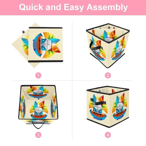 Cube de rangement placard pliable pour éliminer le désordre des jouets