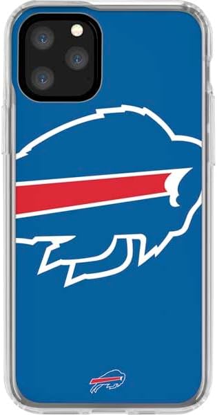Skinit Clear Phone Case Compatible with iPhone 11 Pro - Officially Licensed NFL Buffalo Bills Large Logo Design