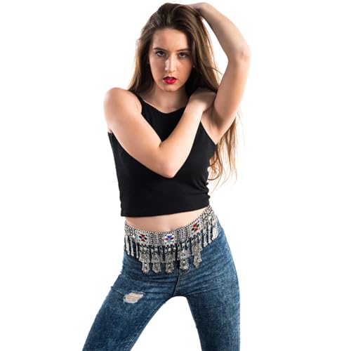 Duel On Jewel Afghan Kuchi Tribal Womens Coins Waist Hip Belt Halime Ertuğrul Kayi Turkman - Belly Dancing Navratri4