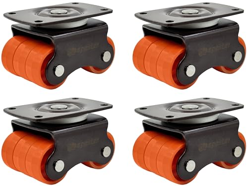 Image of 4pcs Revolving Caster Wheel 360KG Load Capacity | Roller Sixer Castor Wheels Size: 30mm | 360 Degrees Rotating Heavy Duty for Trolley, Furniture, Table, Sofa, Bed Etc - Pack of 4pcs