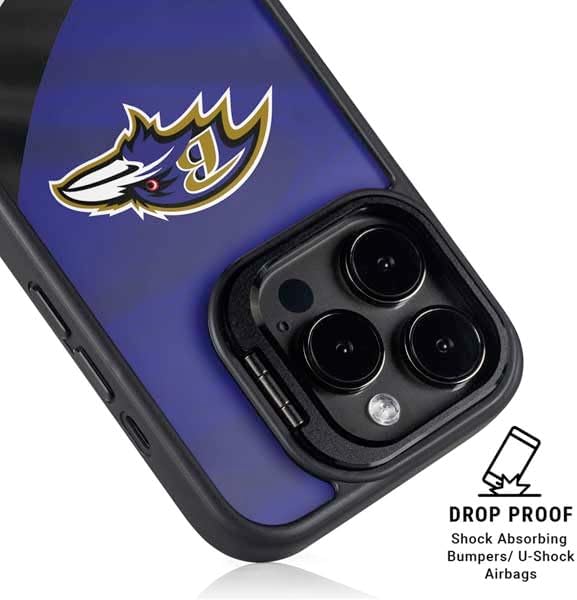 Skinit Kickstand Phone Case Compatible with iPhone 16 Pro Max - Officially Licensed NFL Baltimore Ravens Design