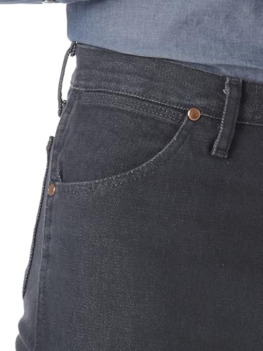 Wrangler Men's Cowboy Cut Slim Fit Jean Jeans, Charcoal Grey, 28W / 30L