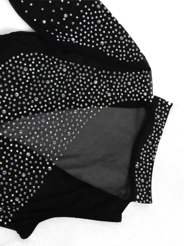 Image of PORRCEY Women's Sexy Elegant Rhinestone Bodycon Dress Hot Drilling Clubwear