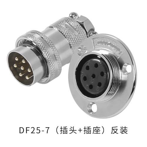 Conector aviación DF25 7 pines macho y hembra para eliminar cortes de señal 3