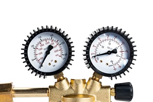 IPOTOOLS Druckminderer Druckregler für Argon/CO2 Schutzgas zu MIG/MAG Schweißgerät