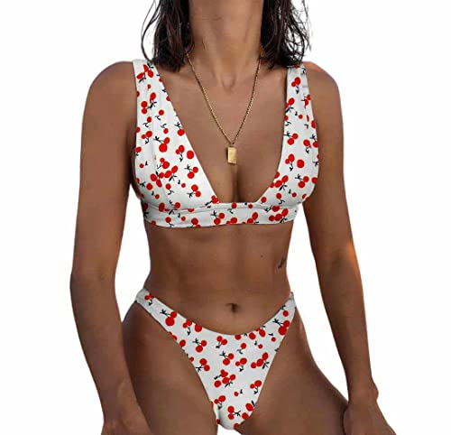 Bikini Sexy para Mujer Traje de Baño Conjunto de Realce Brasileño Ropa de Playa Cover