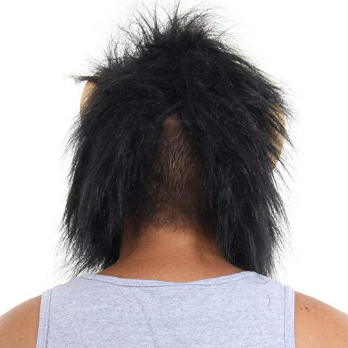 Mascara Macaco Sulamericana Fantasias Preto/Bege Único