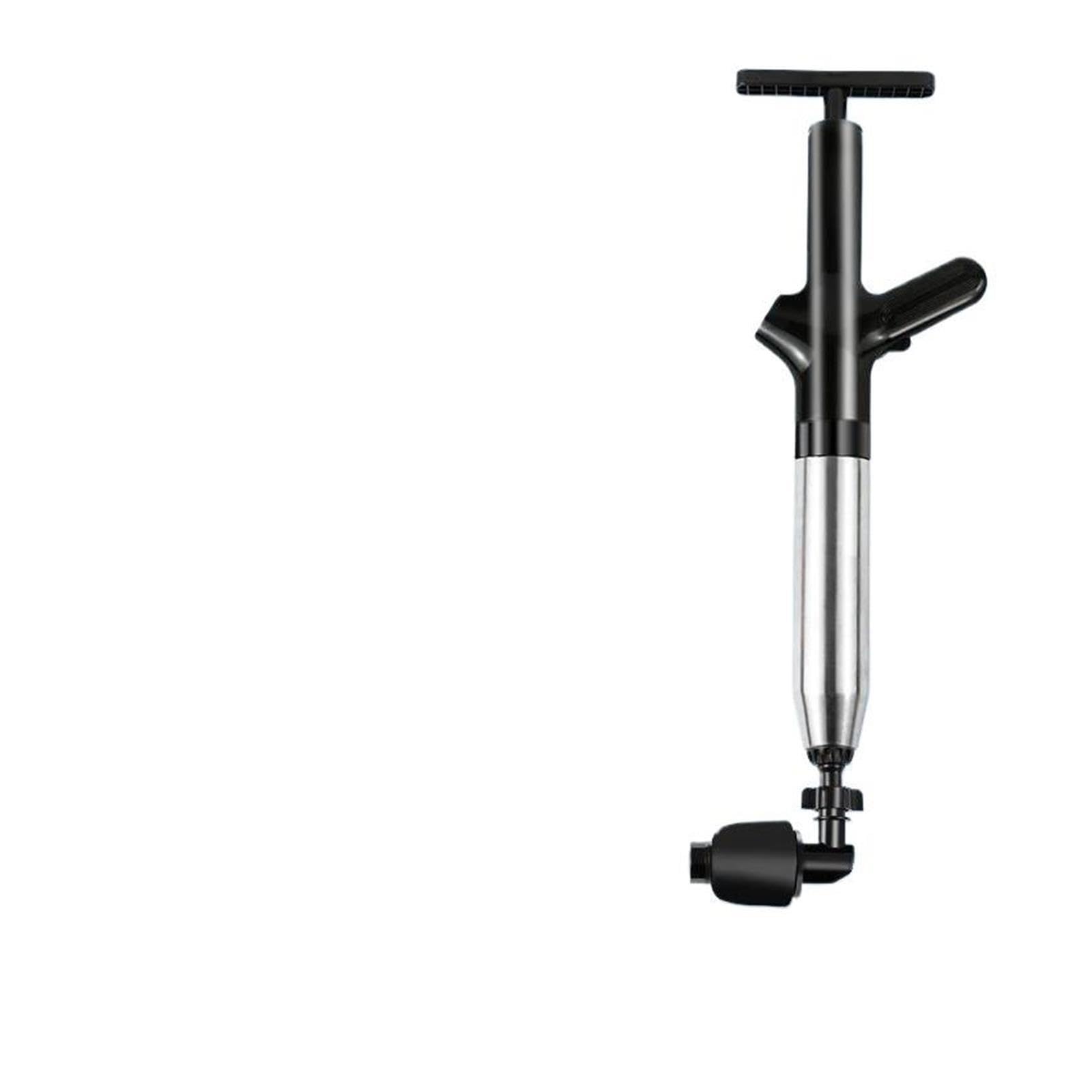 Blaster for drenaggio dell'aria ad alta pressione | Strumenti for rimuovere gli intasamenti dello scarico della fogna del lavandino del bagno(Black)