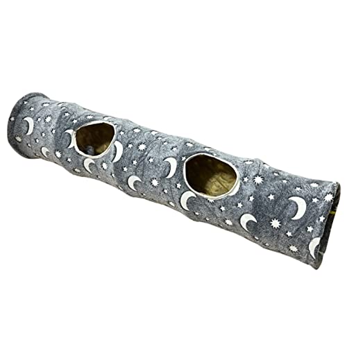 Evita el estrés con este túnel para gatos de interior de dos vías 2
