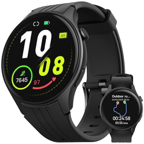 Parsonver Smartwatch mit GPS, Fitnessuhr mit Bluetooth...