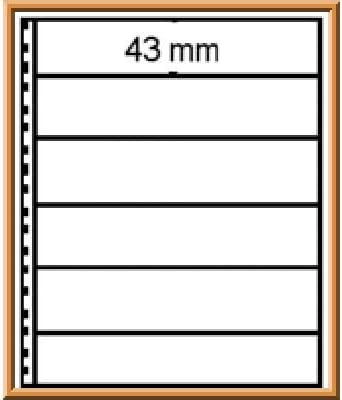 Lindner 014P Stockbook Pages Omnia, white - pack of 10