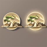Photo Gallery sunmme decorazione da parete 70 * 56 cm grande scultura di pino accogliente zen art con luce a led per dipingere l ingresso del ristorante Photo Gallery sunmme decorazione da parete 70 * 56 cm grande scultura di pino accogliente zen art con luce a led per dipingere l ingresso del ristorante