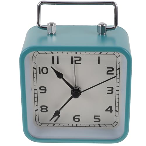 Homoyoyo 用静音目覚まし時計 おしゃれでシンプルな寝室用置き時計 暗闇でも見えるスヌーズ機能付きテーブルクロック